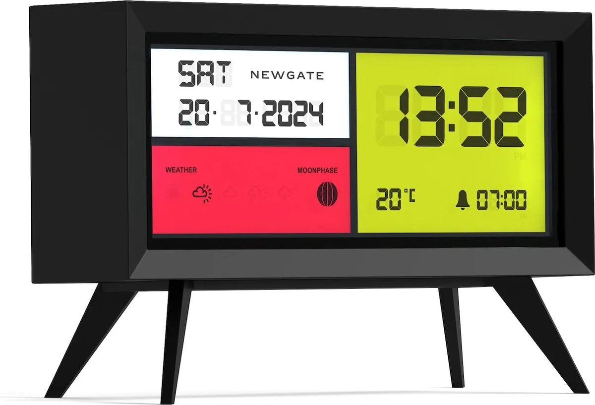 Sveglia LCD Bennies Fifties Newgate Specronoma - nera