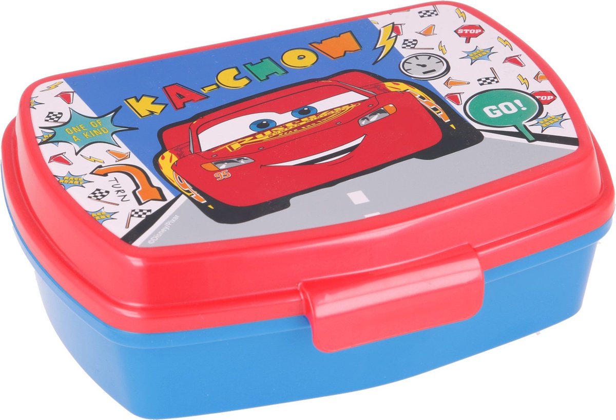 Portapranzo Disney Cars 3 Junior 17 x 14 cm blu rosso