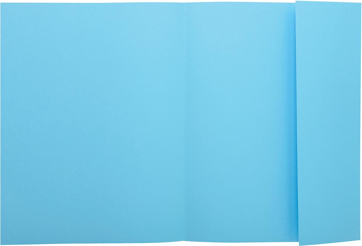 Cartella Exacompta super 160 1 patta azzurro