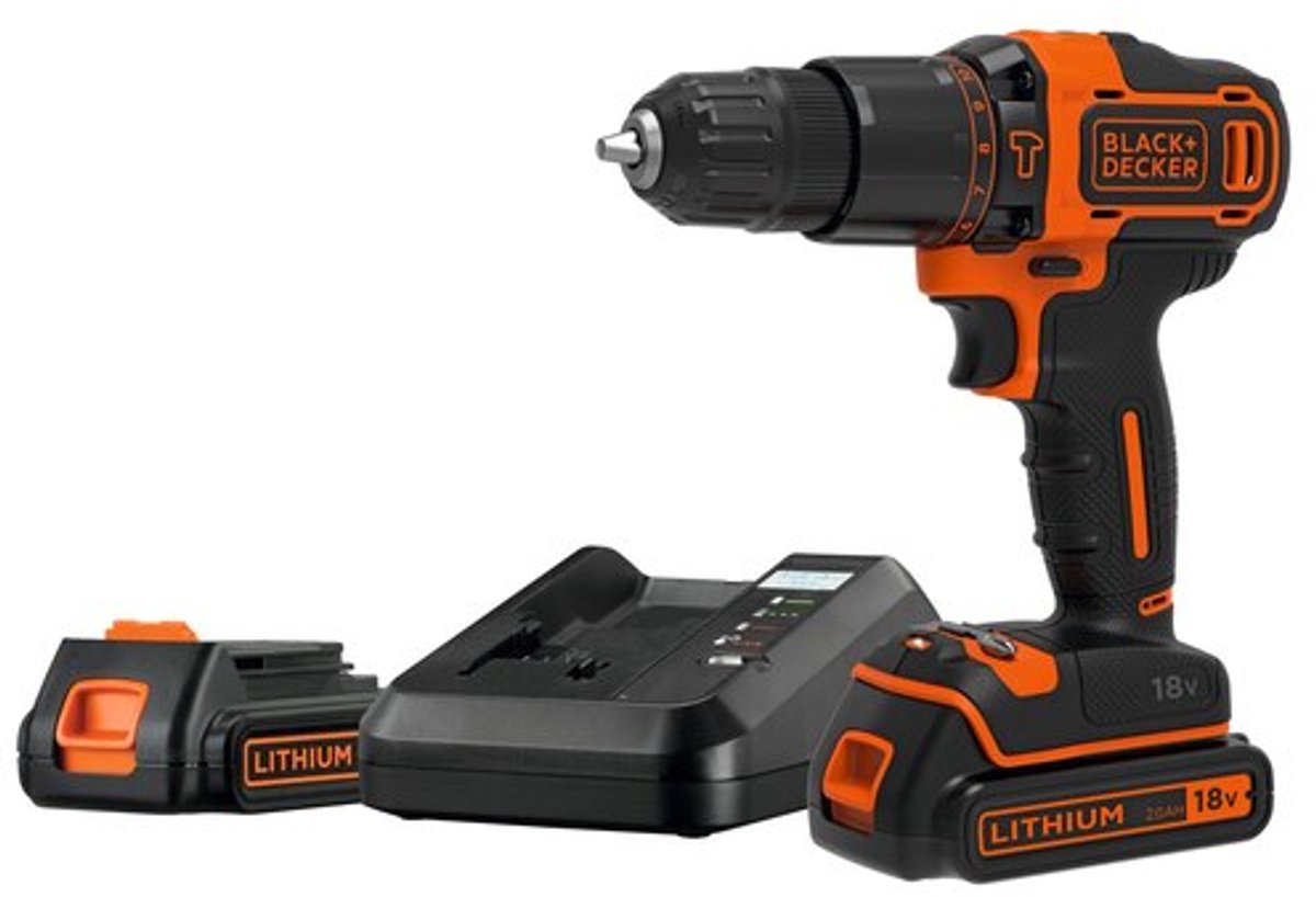 Black+decker bdchd18 - taladro inalámbrico - función udarowa - 18v - 2,0 ah
