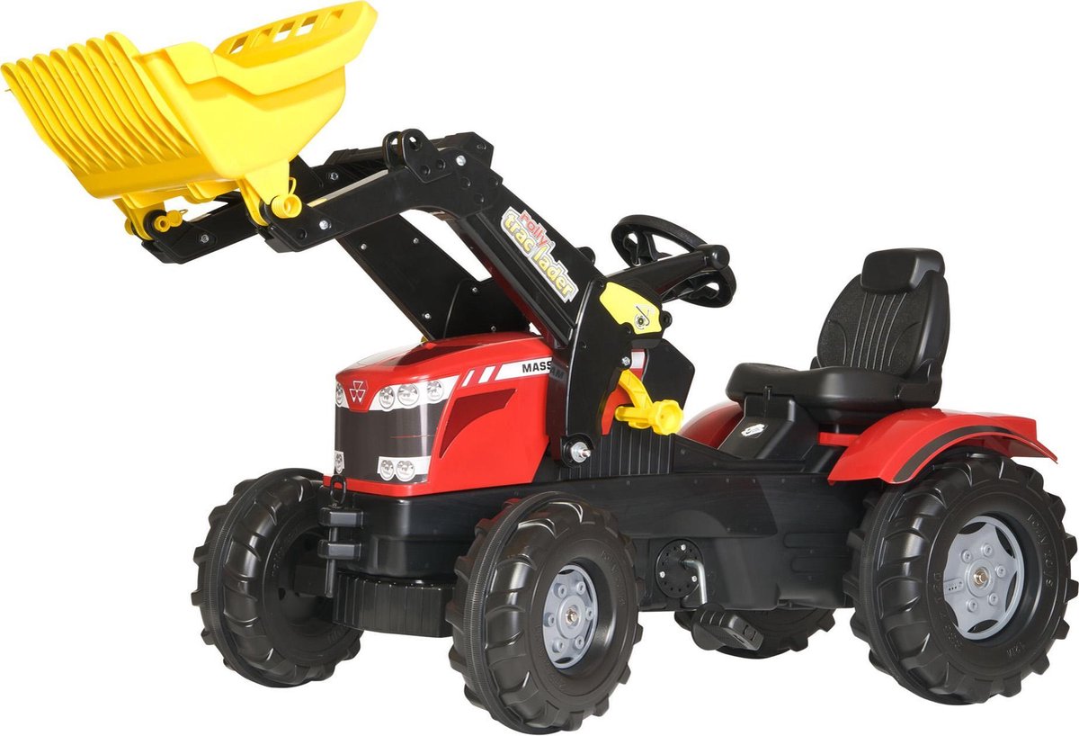 Rolly toys farmtrac massey ferguson traptractor - met frontlader - vanaf 3 jaar