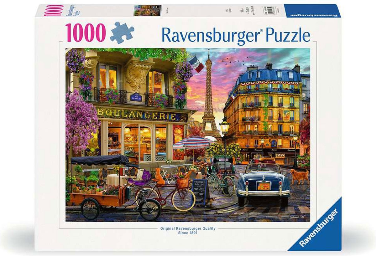 Ravensburger – Parigi alle prime luci – puzzle – 1000 pezzi