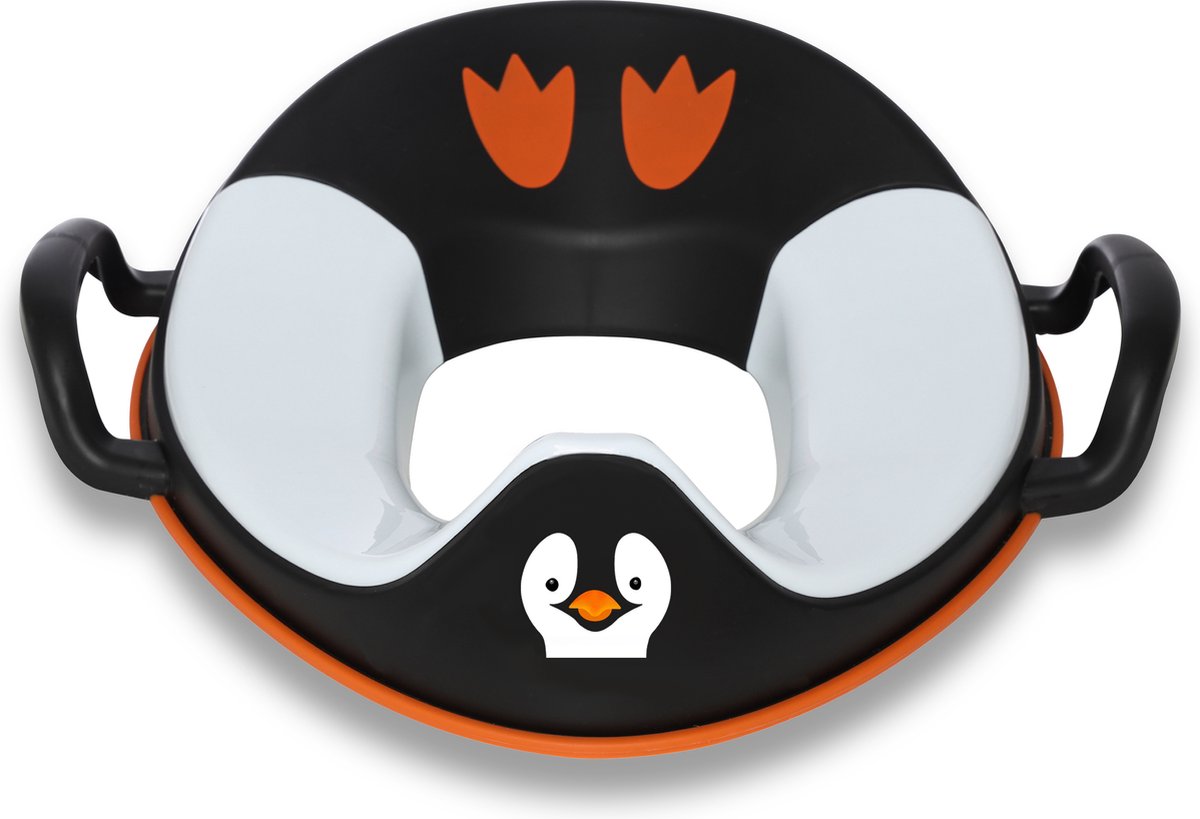 My carry potty brilverkleiner pinguïn – wc verkleiner peuter – toilettrainer – antislip – zindelijkheidstraining