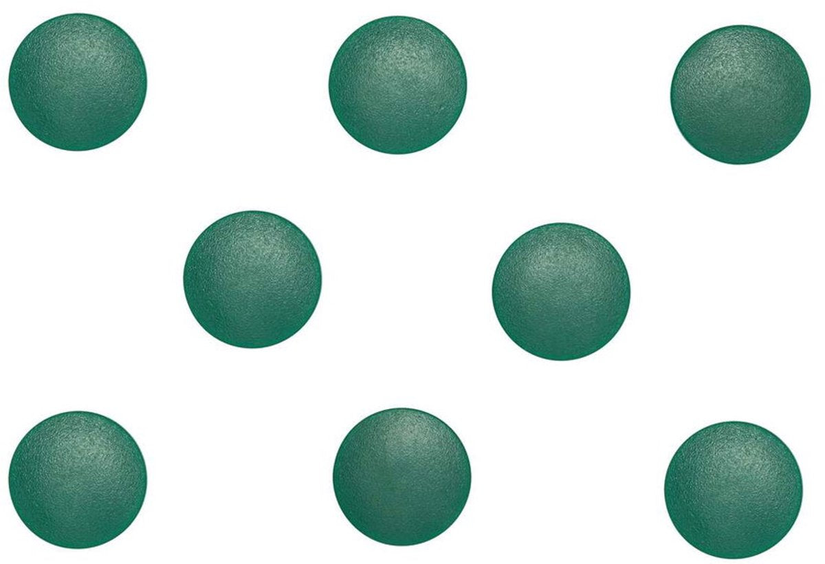 Maglio magnete rotondo solido 8 pezzi 0,3 kg plastica ferrite bruchsicher ø 2 x 0,75 cm verde