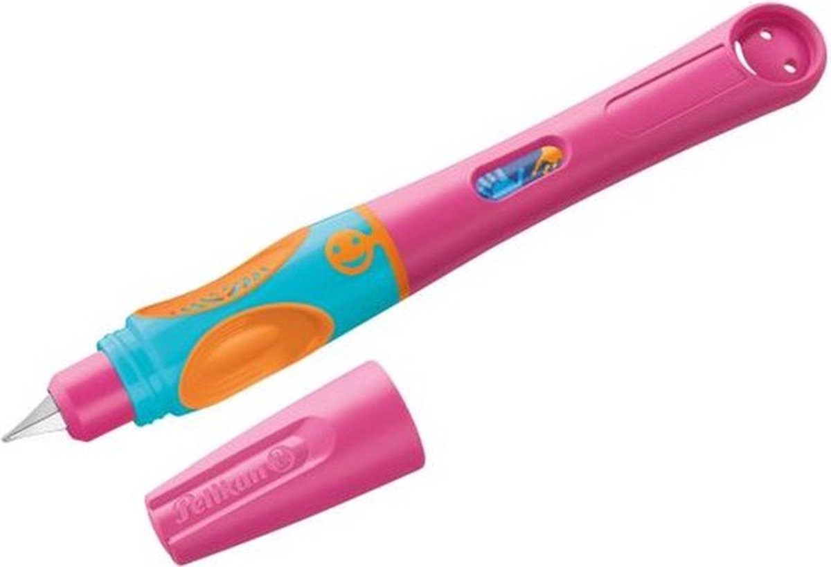 Penna stilografica Pelikan Griffix per destrimani, rosa adorabile, a