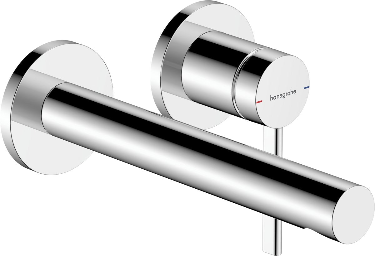 Miscelatore lavabo monocomando da incasso Hansgrohe Zesis S con sporgenza 19,4 cm cromo