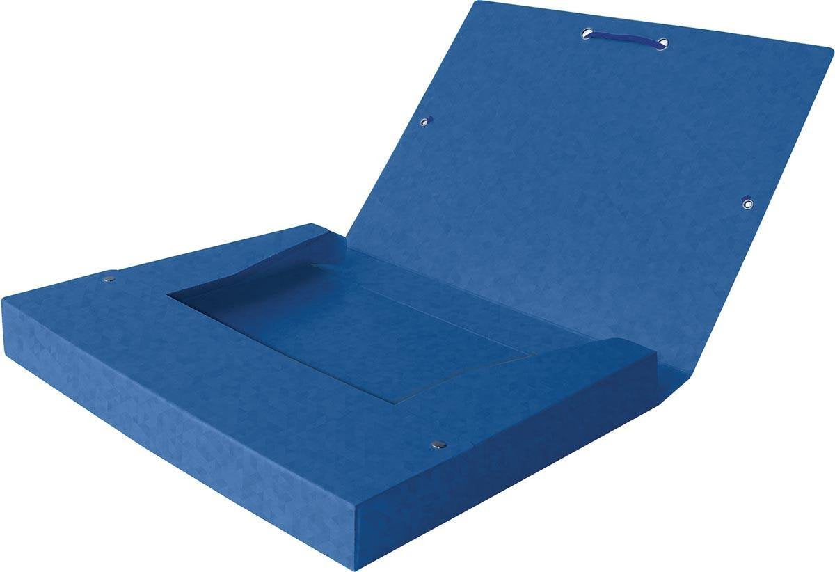 Lima superior Oxford elastobox+ a4 25mm azul