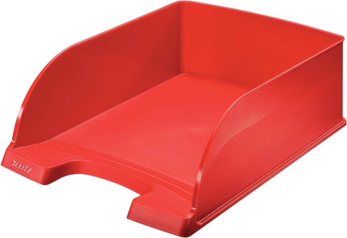 Bandeja para cartas Leitz plus jumbo - a4 - roja
