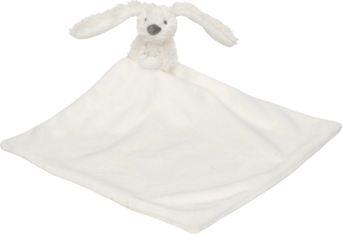 Happy horse mini konijn richie met knuffeldoek 28 cm - wit - baby cadeau