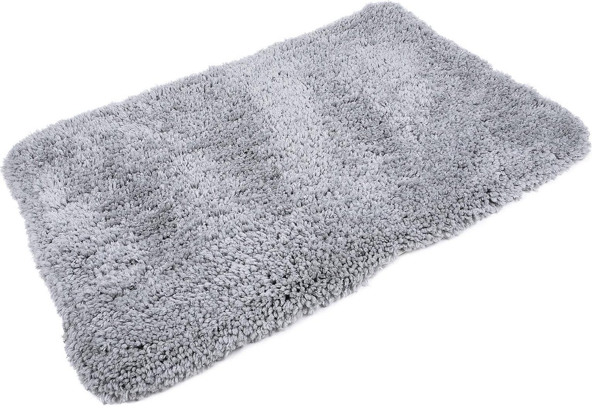 Lex max shaggy - benchmat - 109x69 cm - grijs