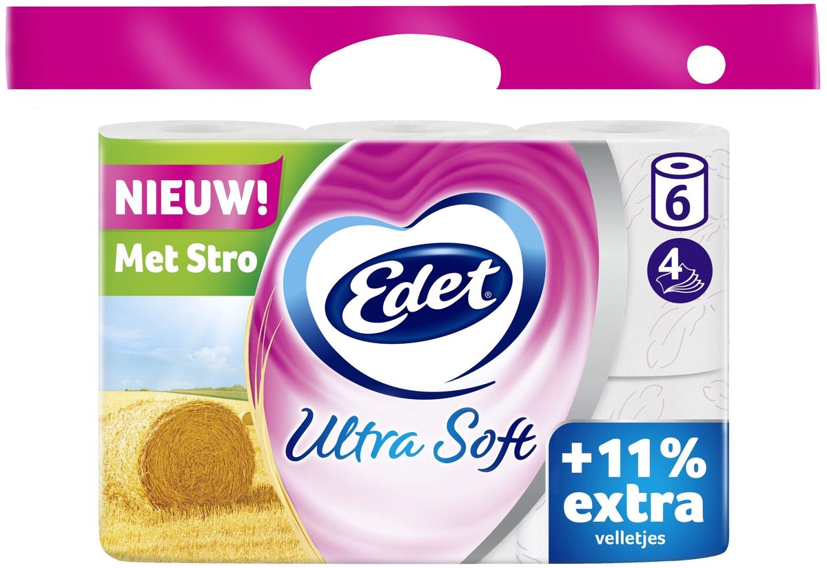 Edet ultra soft tp 4 capas 4x6 (paja)