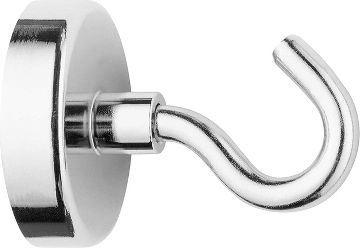 Magnete Westcott - con gancio 48mm - argento - forza di trazione + - 60kg - ac-e10830