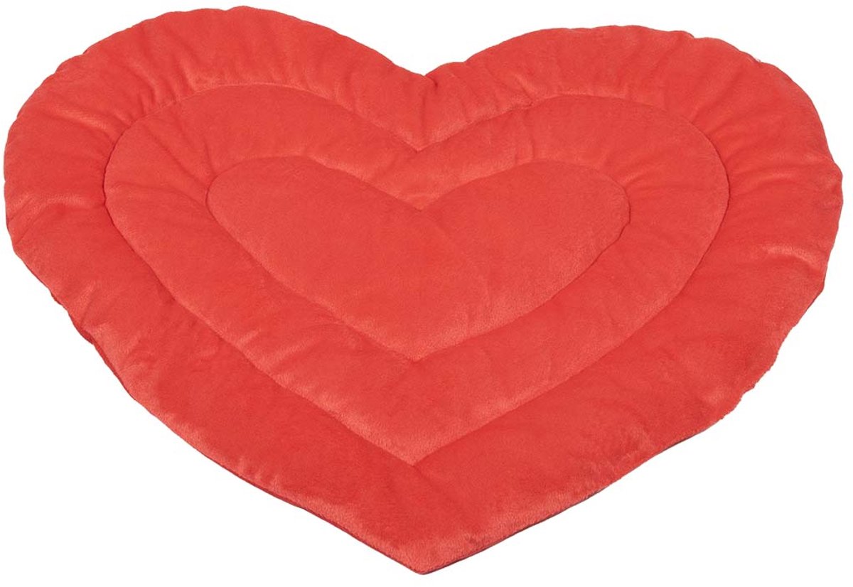 Plaid Coockoo be mine per gatti 50x45x2 cm rosso