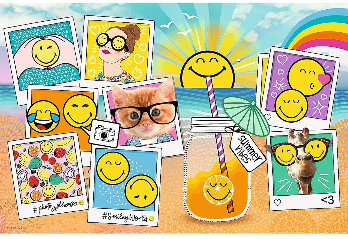 Trefl 300 - smiley in vacanza smiley