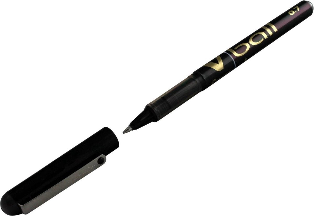 Pilot penna roller v sfera 0,7 mm nera (12 pezzi)