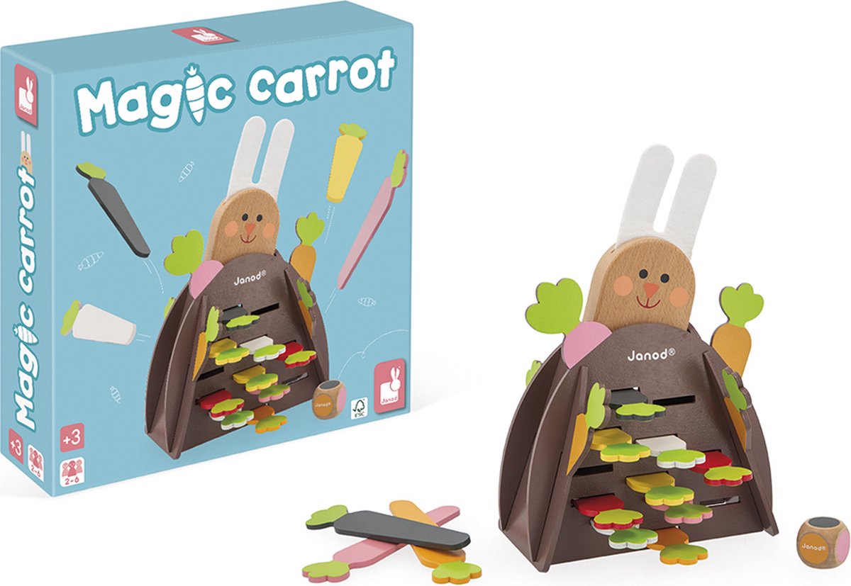 Janod - gioco - gioco da tavolo di carota magica