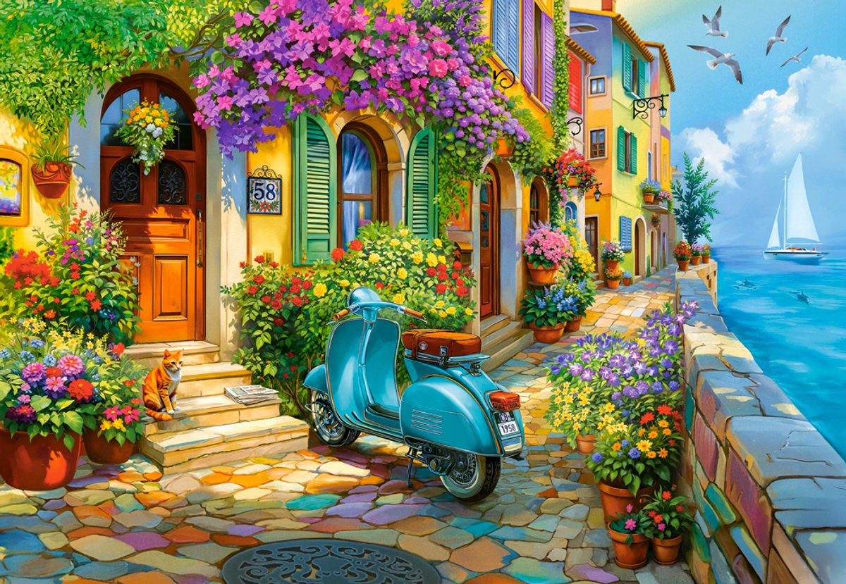 Castorland puzzle vida costera - Puzzle de 1000 piezas.