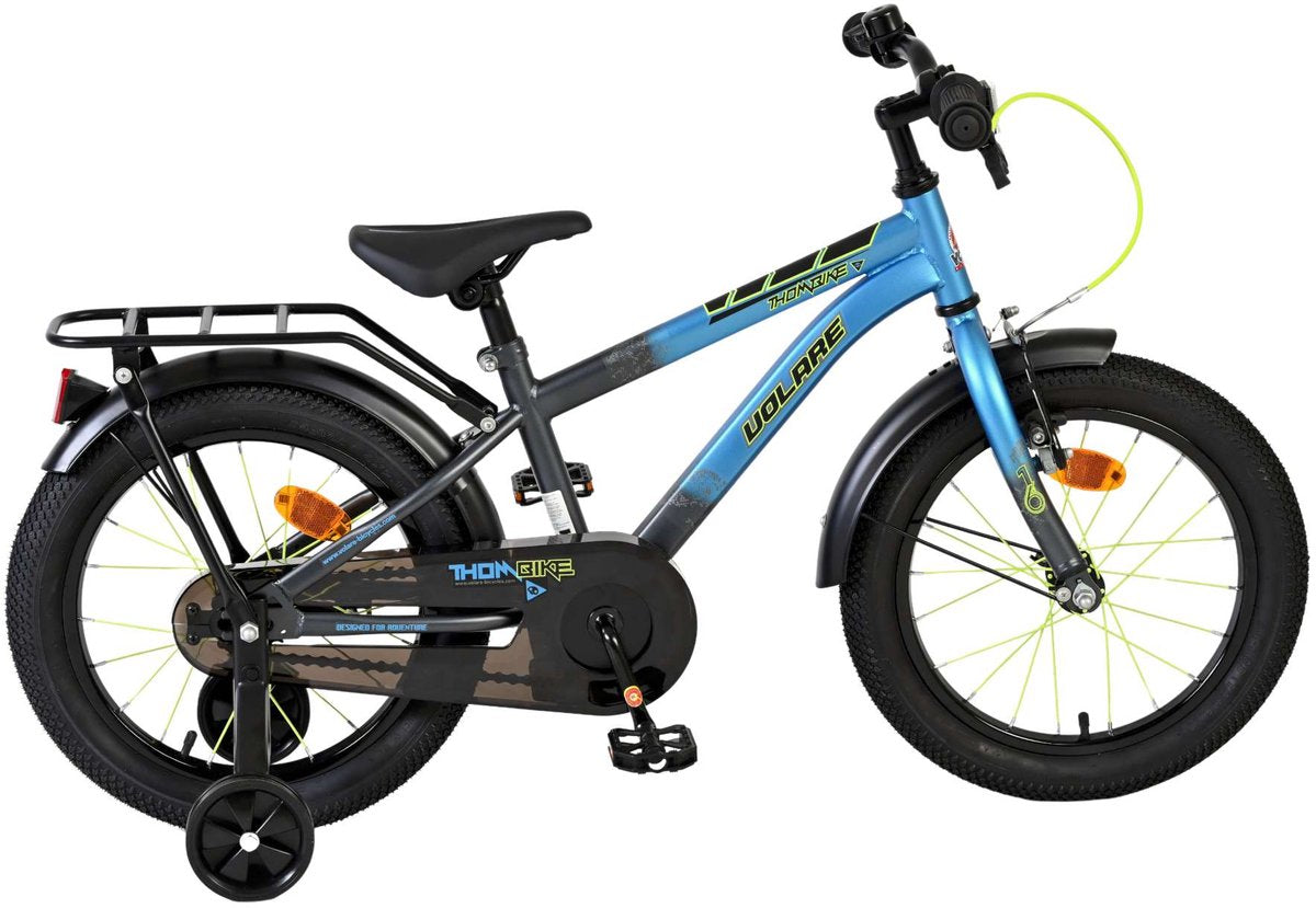 Bicicletta per bambini Volare thombike - ragazzi - 16 pollici - blu grigio