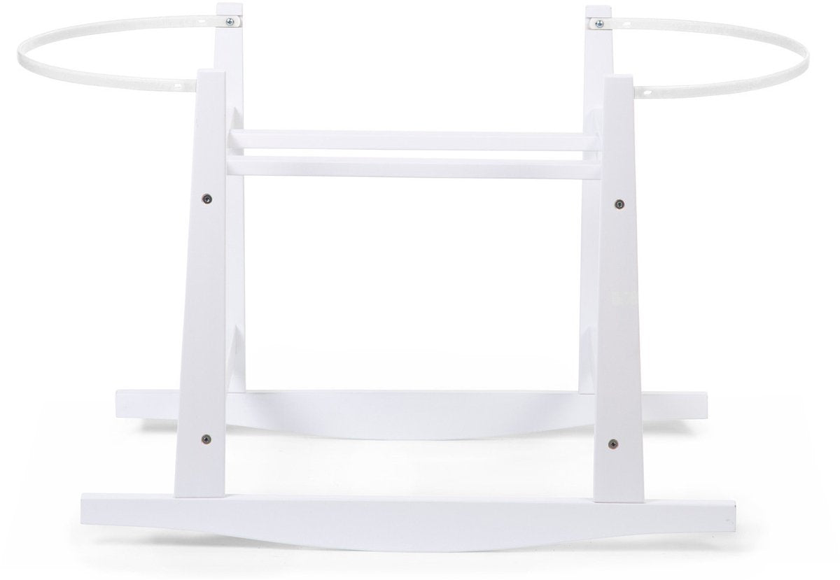 Childhome wiegstandaard voor moses mand - dennenhout - wit - 85 x 46 x 54 cm
