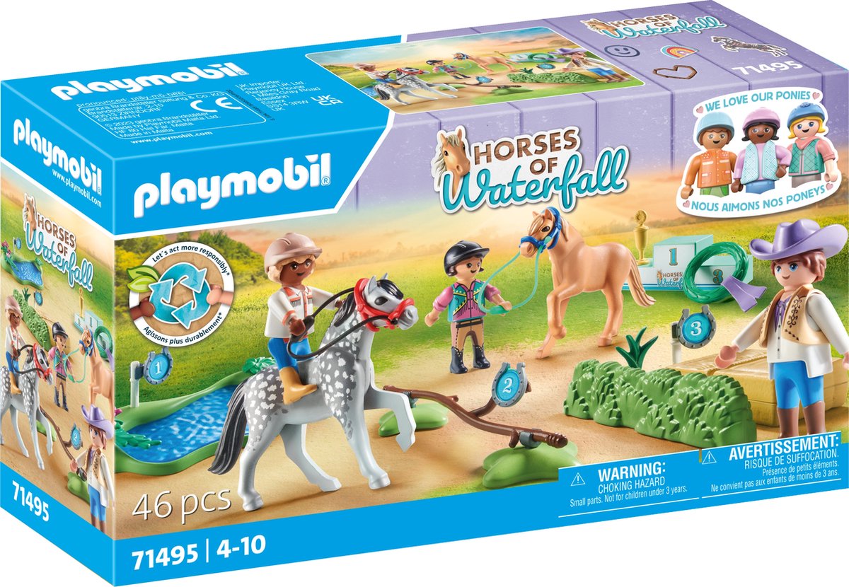 Playmobil Horses o Waterfall Pony Tournament 71495