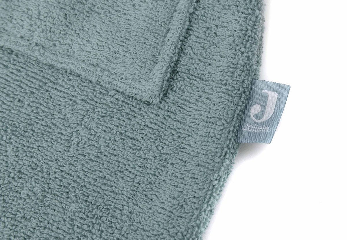 Jollein - Accappatoio per bambini in spugna 3-4 anni - Accappatoio per bambini con cappuccio - Verde acqua