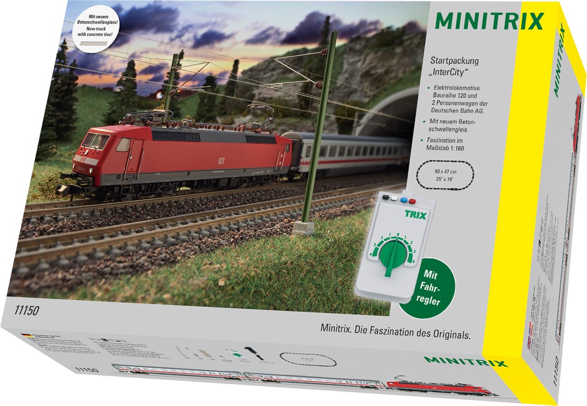 Set iniziale Minitrix Intercity” con la Classe 120