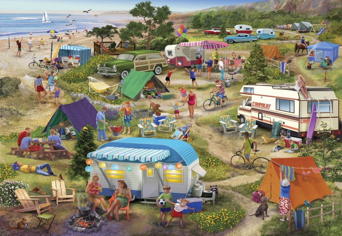 Bluebird puzzle puzzle terreno angusto sul mare - 1000 pezzi.
