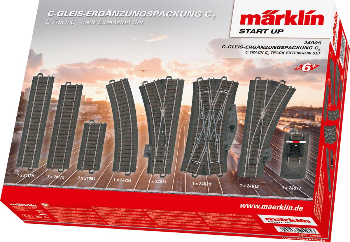 Märklin mette in funzione il set di ampliamento C-rail c5
