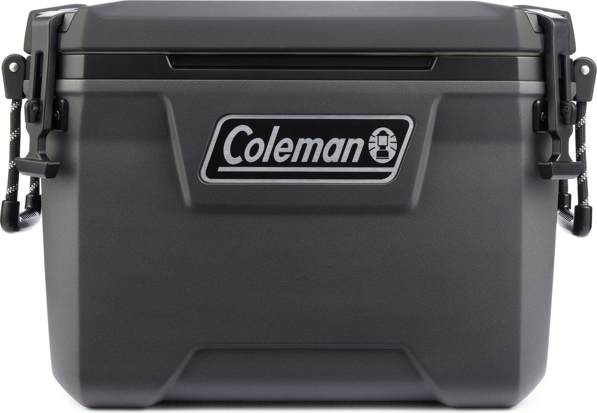 Coleman 55qt convoy cooler - 53 liter koelbox – 4 dagen ijs – antibacterieel - grijs