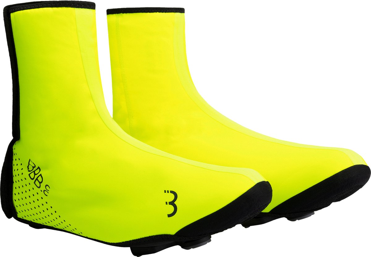 Bbb ciclismo waterflex 3.0 cubrezapatillas bicicleta ciclismo - cubrezapatillas mountain bike - resistente al agua - amarillo neón - talla 43 44 - bws-23