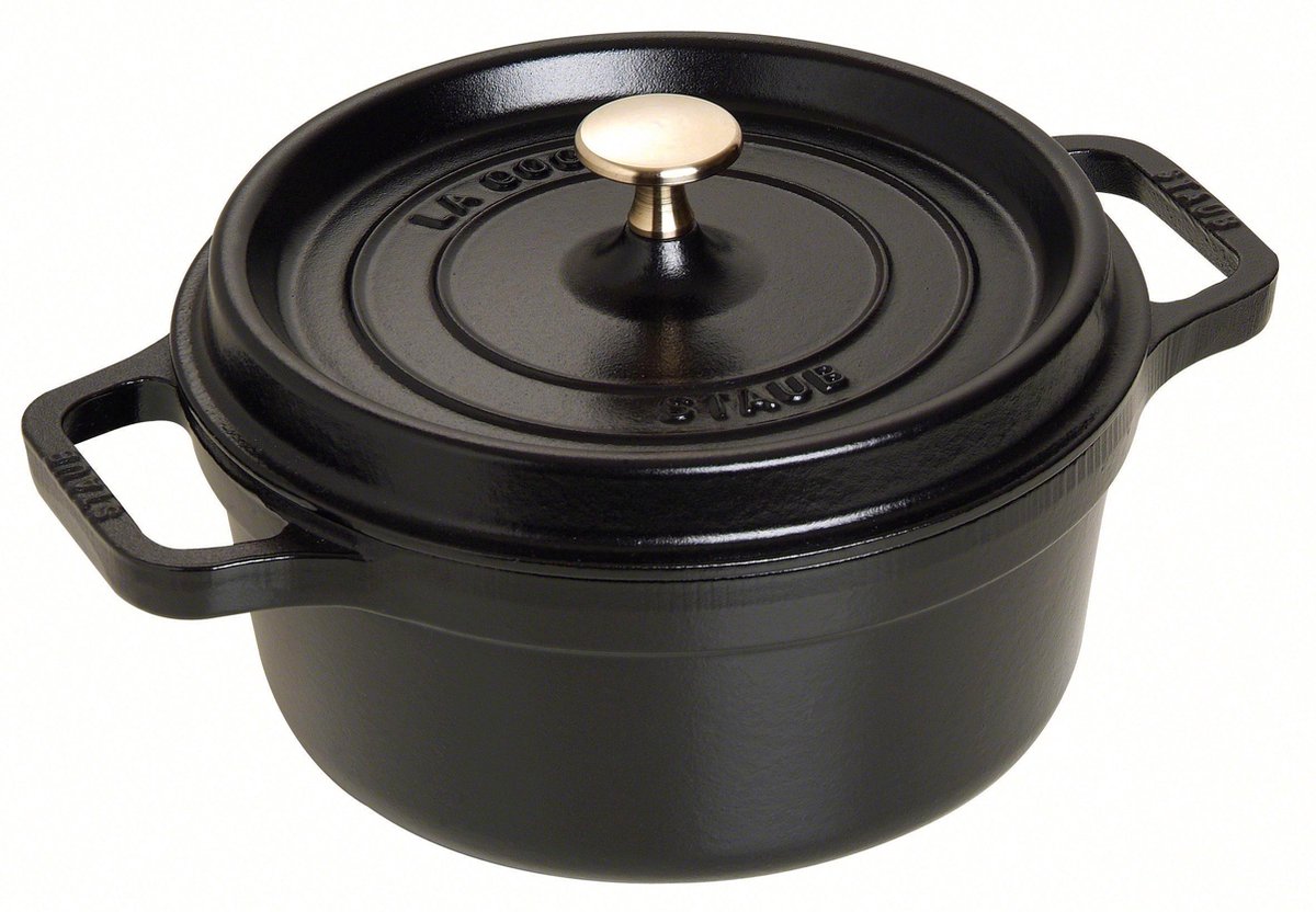 Sartén cocotte Staub - negro - ø 22 cm 2,6 litros