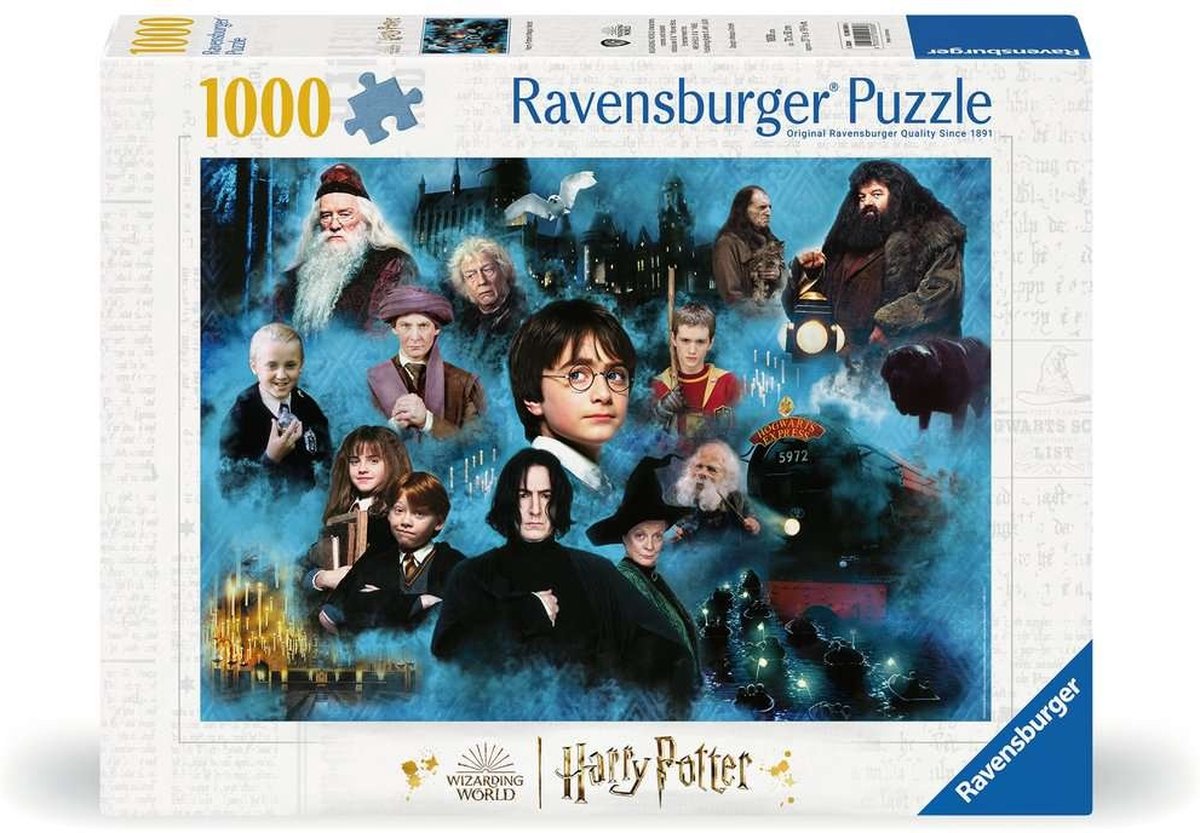 Ravensburger puzzel harry potters magische wereld - legpuzzel - 1000 stukjes