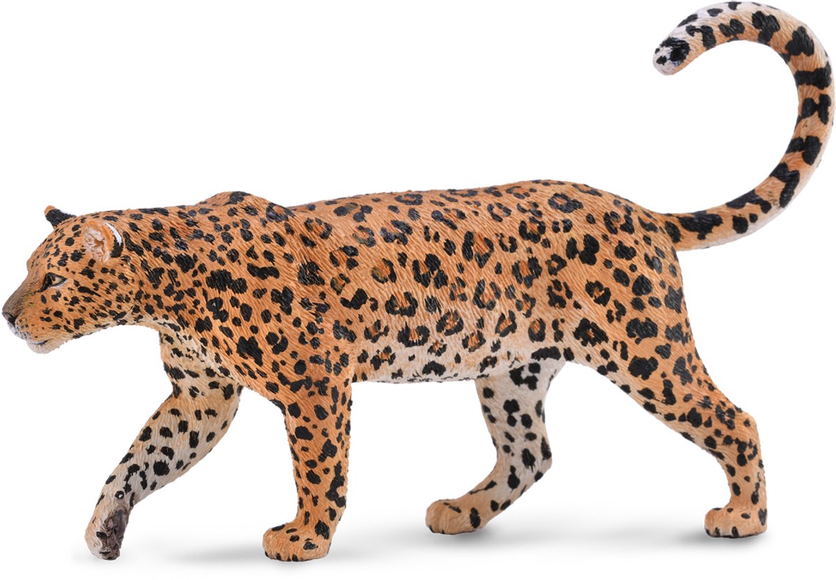 Statuetta Collecta - leopardo africano - (xl) - animali selvatici - dipinta a mano - miniatura