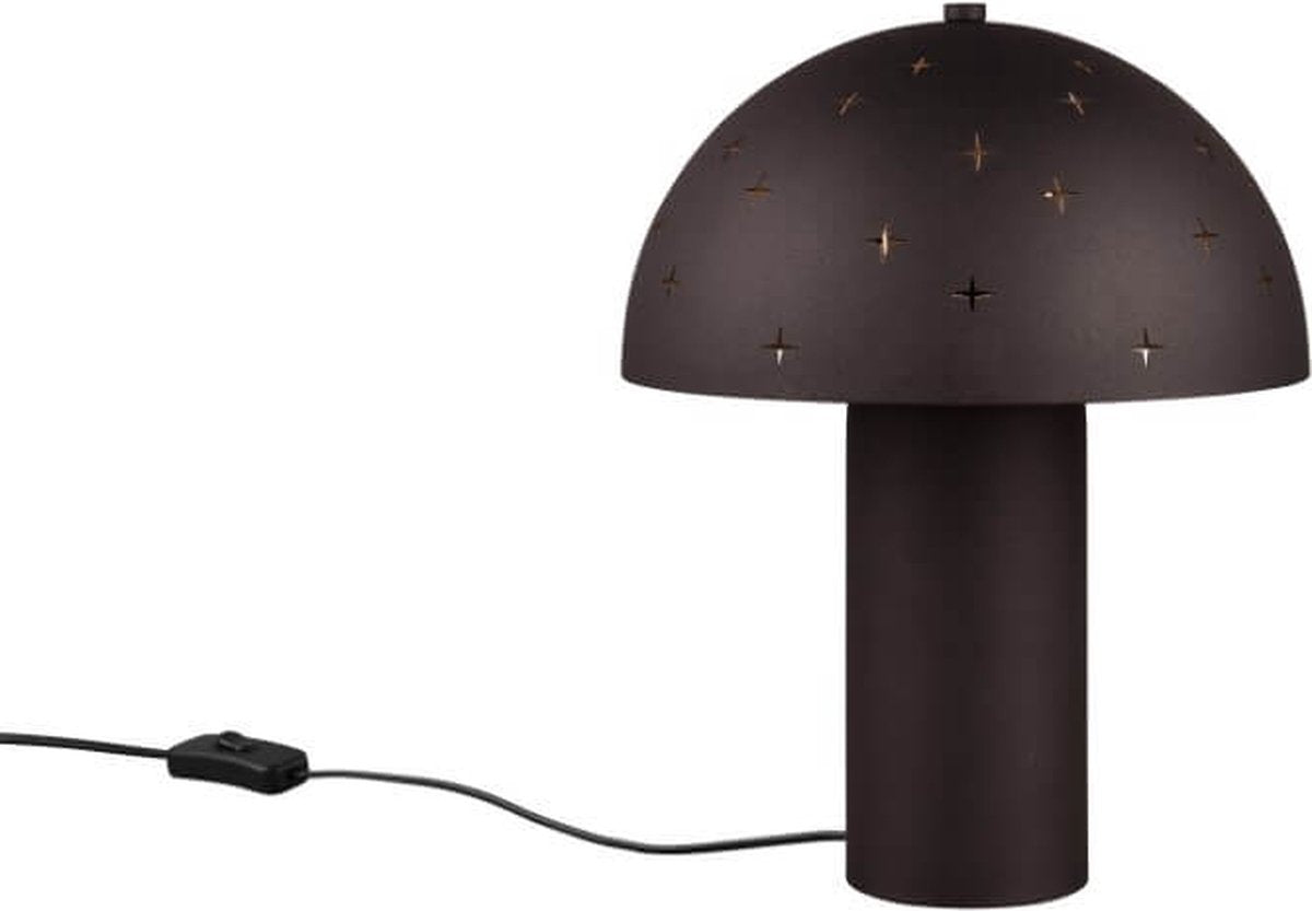 Rl live your light reality seta - lámpara de mesa - negro mate - excl. 1x e14 28w - interruptor de cable