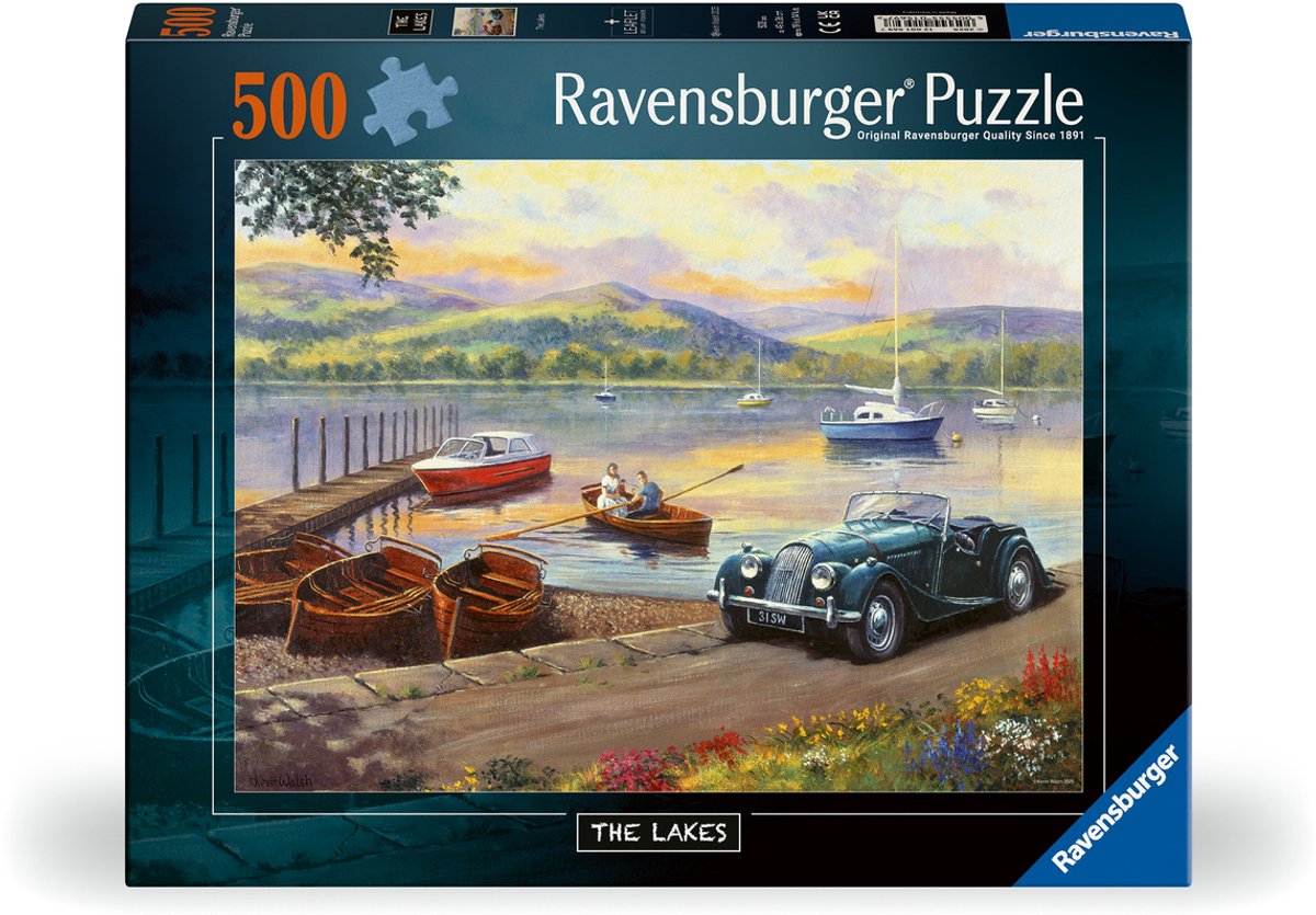Puzzle Ravensburger i laghi - 500 pezzi.