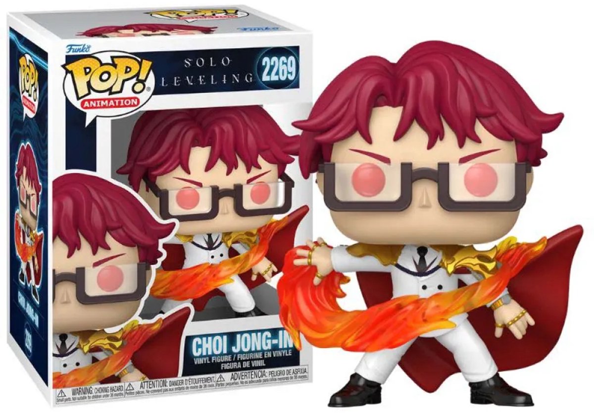 Funko solo leveling choi jong - in - vinyl figur 2269 unisex pop! - neutraal - standard