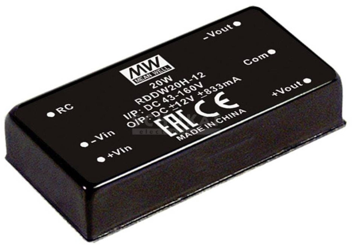 Mw significa bien rddw20f-05 convertidor dc dc 2 a 20 w número de salidas: 2 x contenido 1 pieza(s)