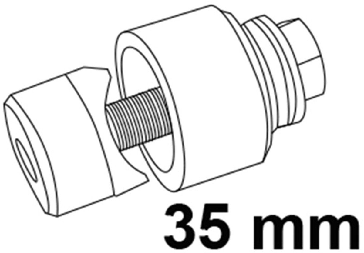 Perforadora para tornillos Schütte - 35 mm