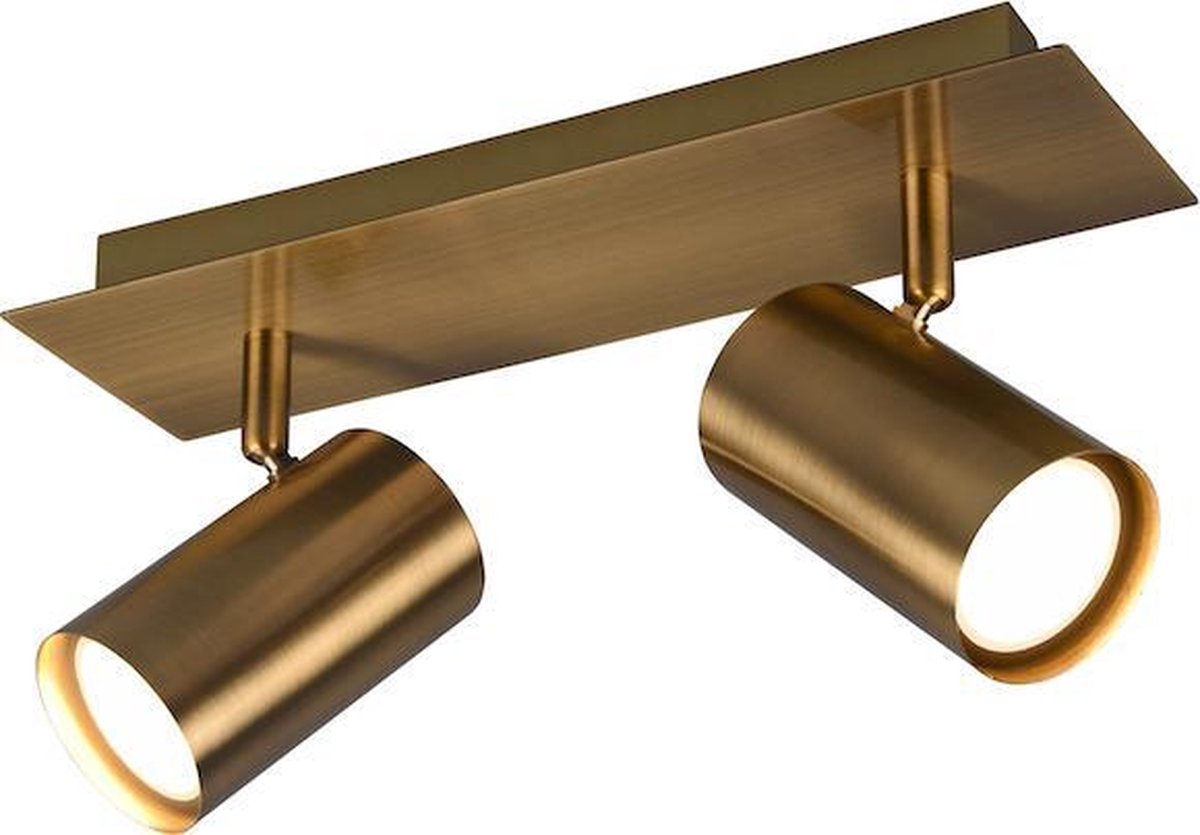 Trio marley - spot - ottone antico - escl. 2x gu10 3w