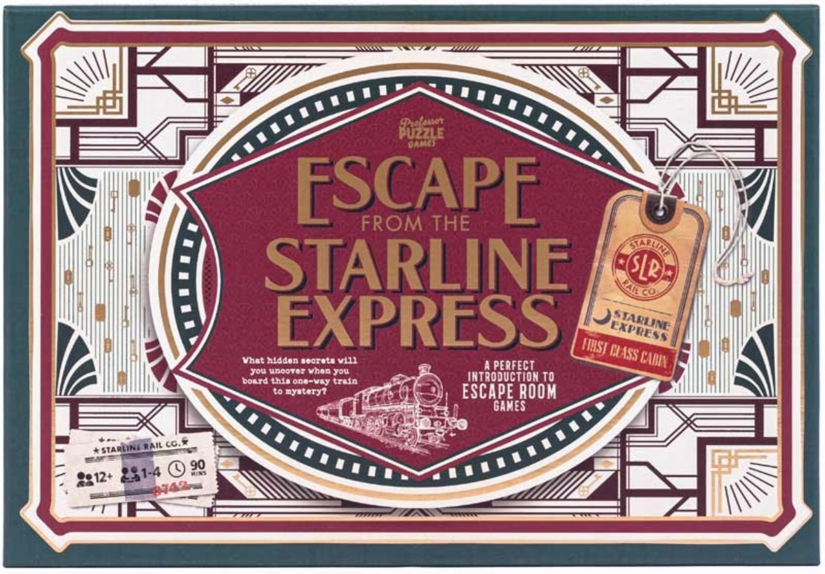 Professor puzzle escape from the starline express - escape room spellen (eng)