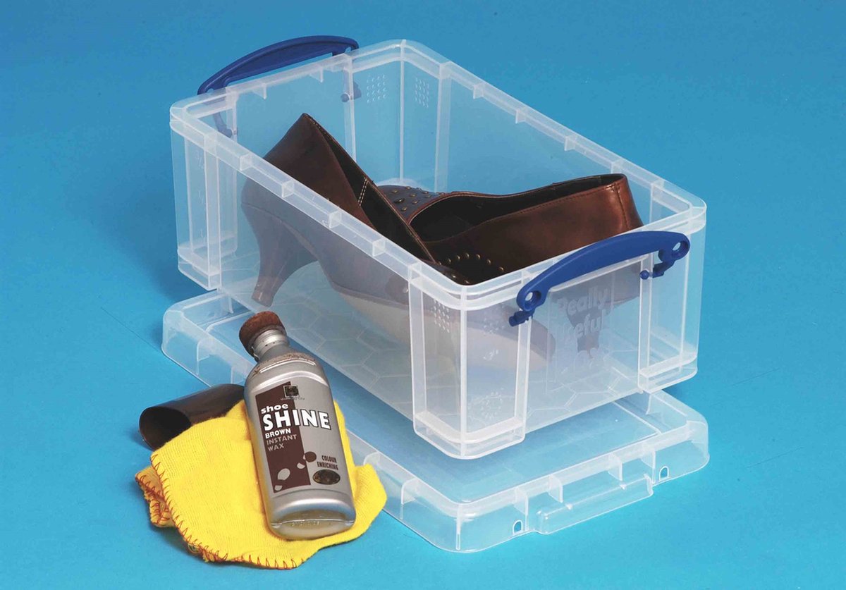 Really useful opbergbox 5l 340x200x125mm transp wt