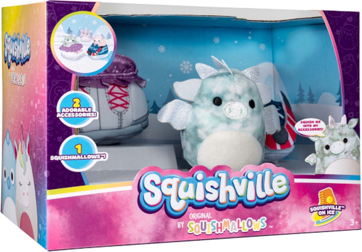 Squishmallows squishville - squishville on ice accessory set (squishville by )