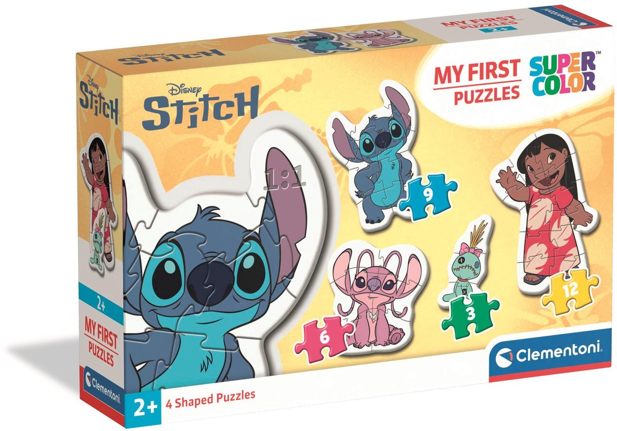 Clementoni disney stitch y lilo mi primer rompecabezas 4 rompecabezas