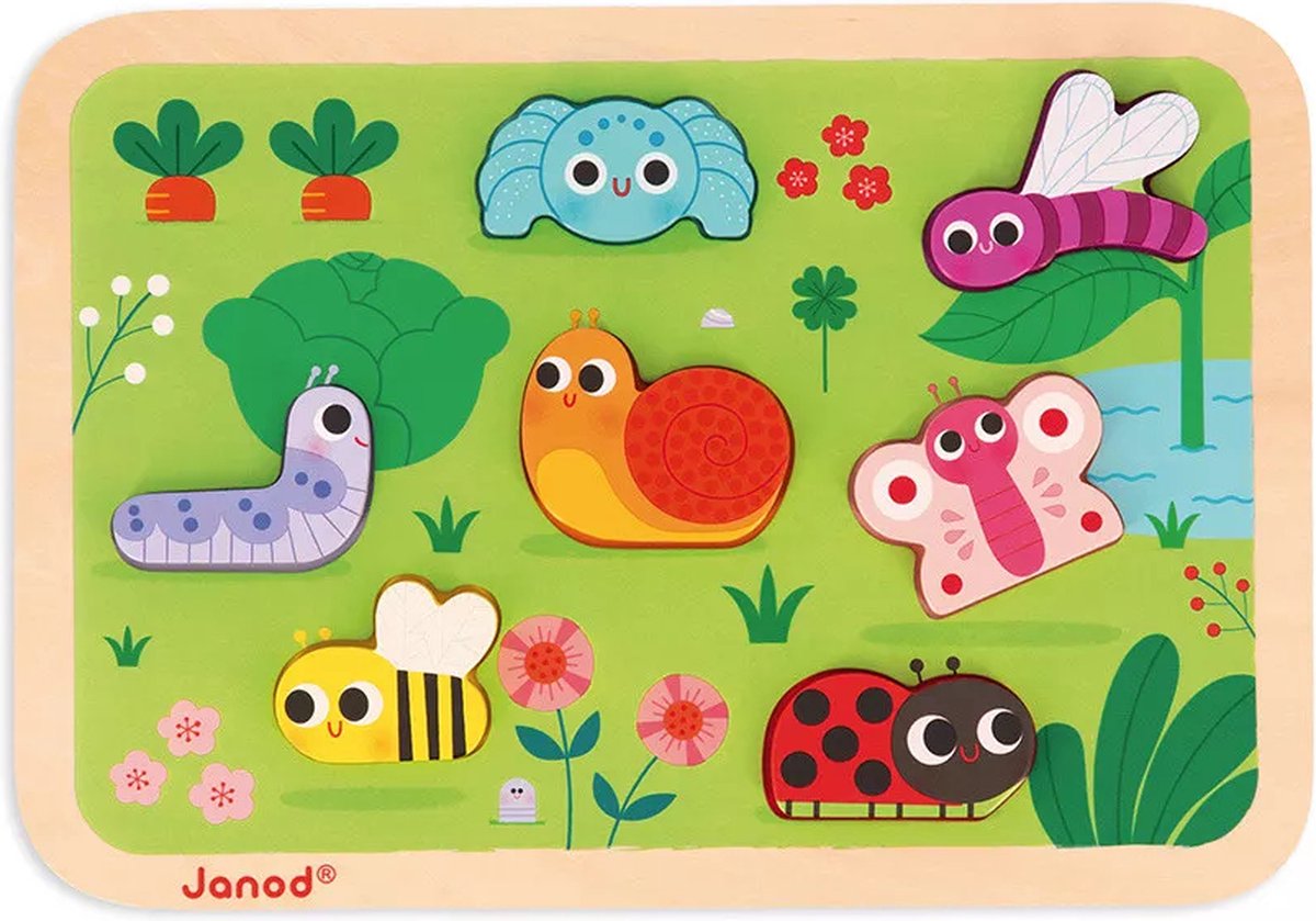 Janod - puzzle grosso - il giardino