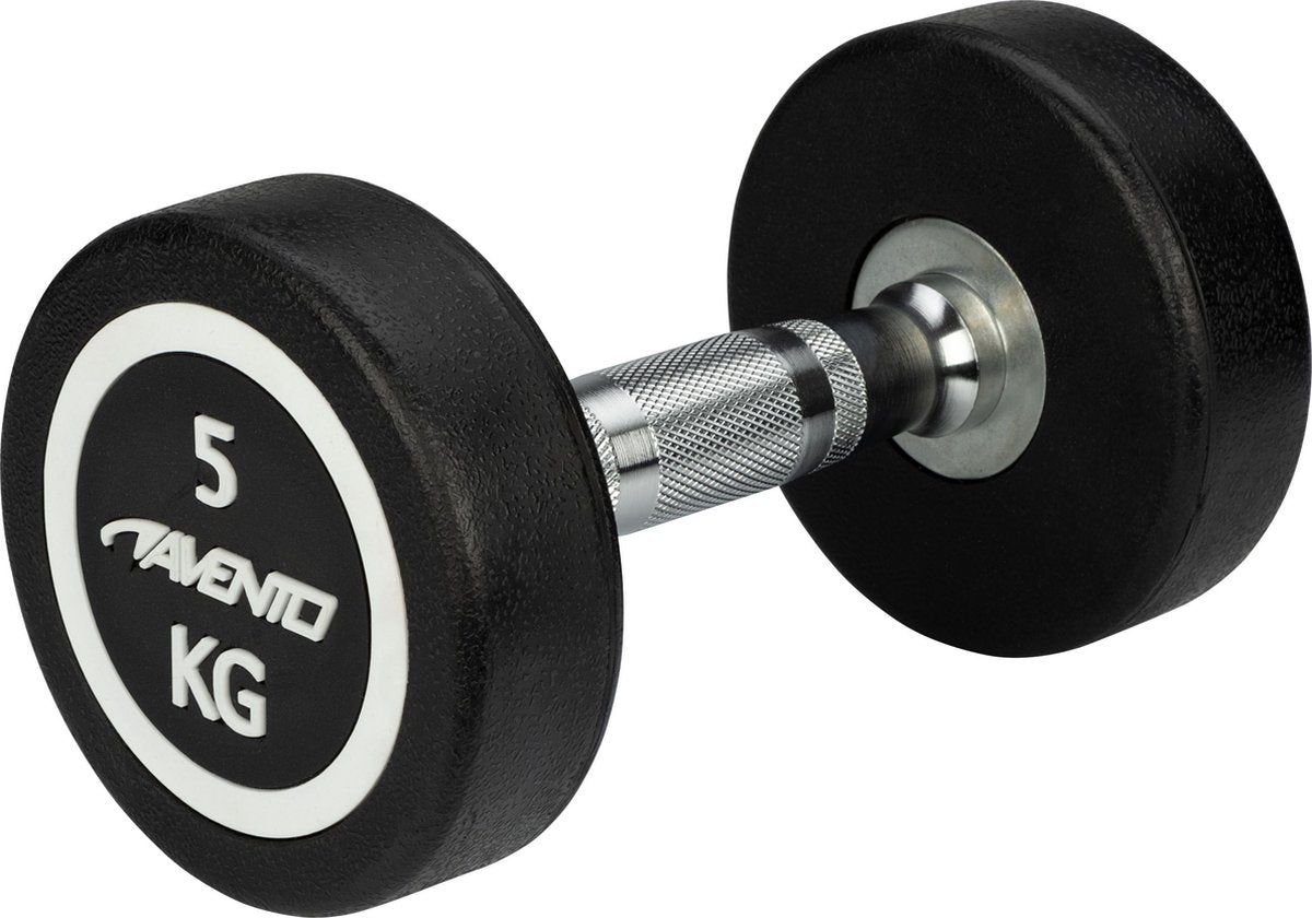 Manubrio Avento - bilanciere 5 kg - acciaio nero