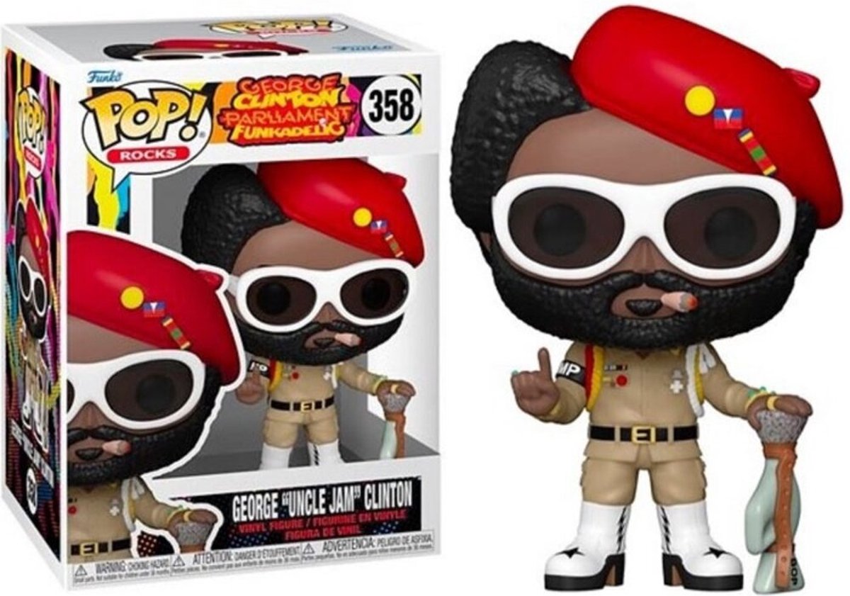 Funkopop! rocce: george "zio jam" clinton parlamento funkadelic