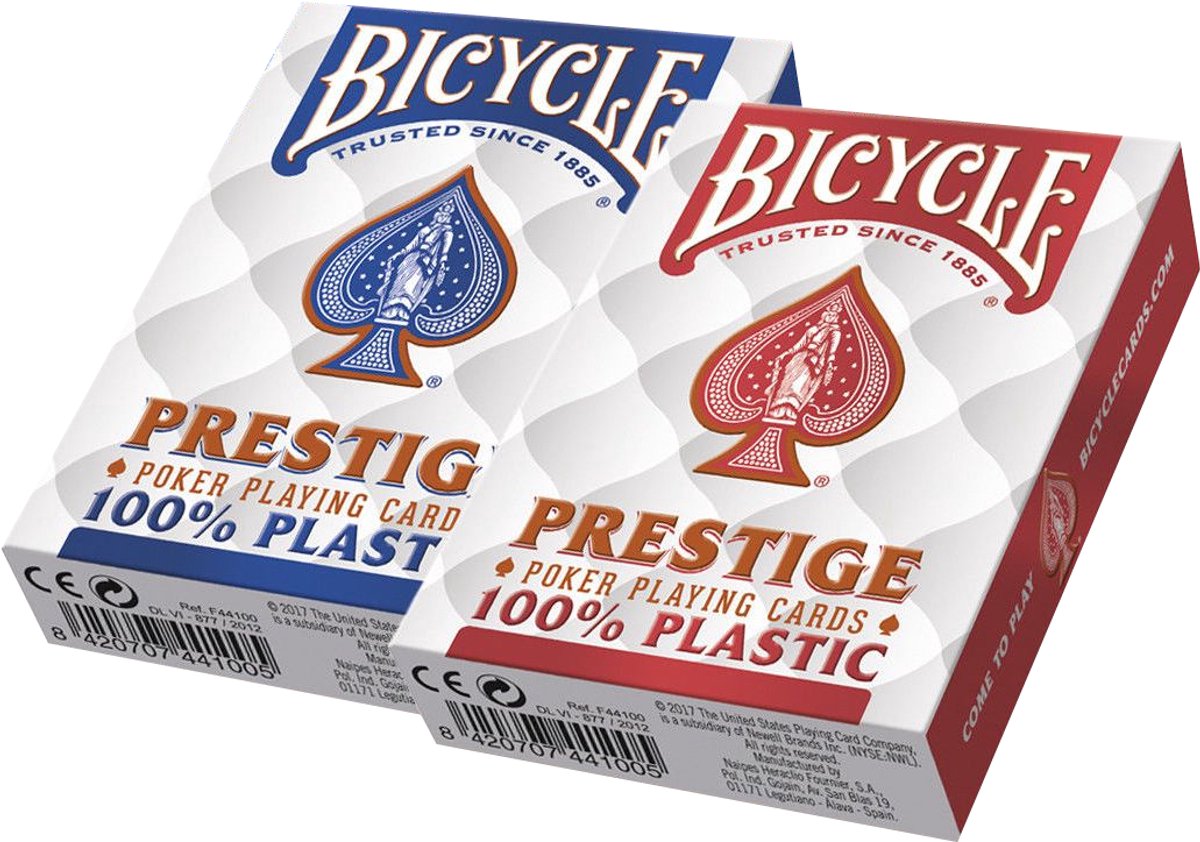 Fournier bicycle prestige plastic pokerkaarten - 1 pakje