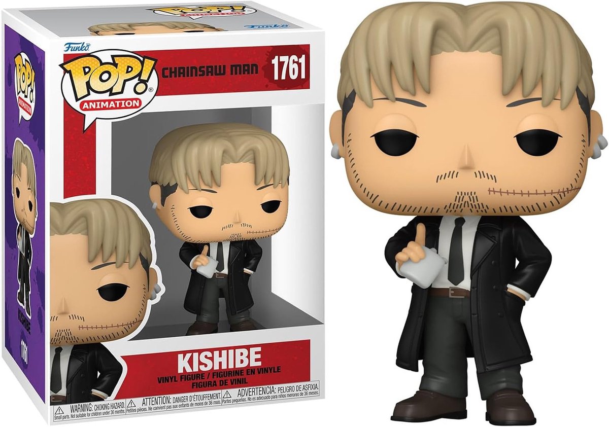 Funko chainsaw man kishibe vinylfiguur 1761 unisex pop! - meerkleurig - standard