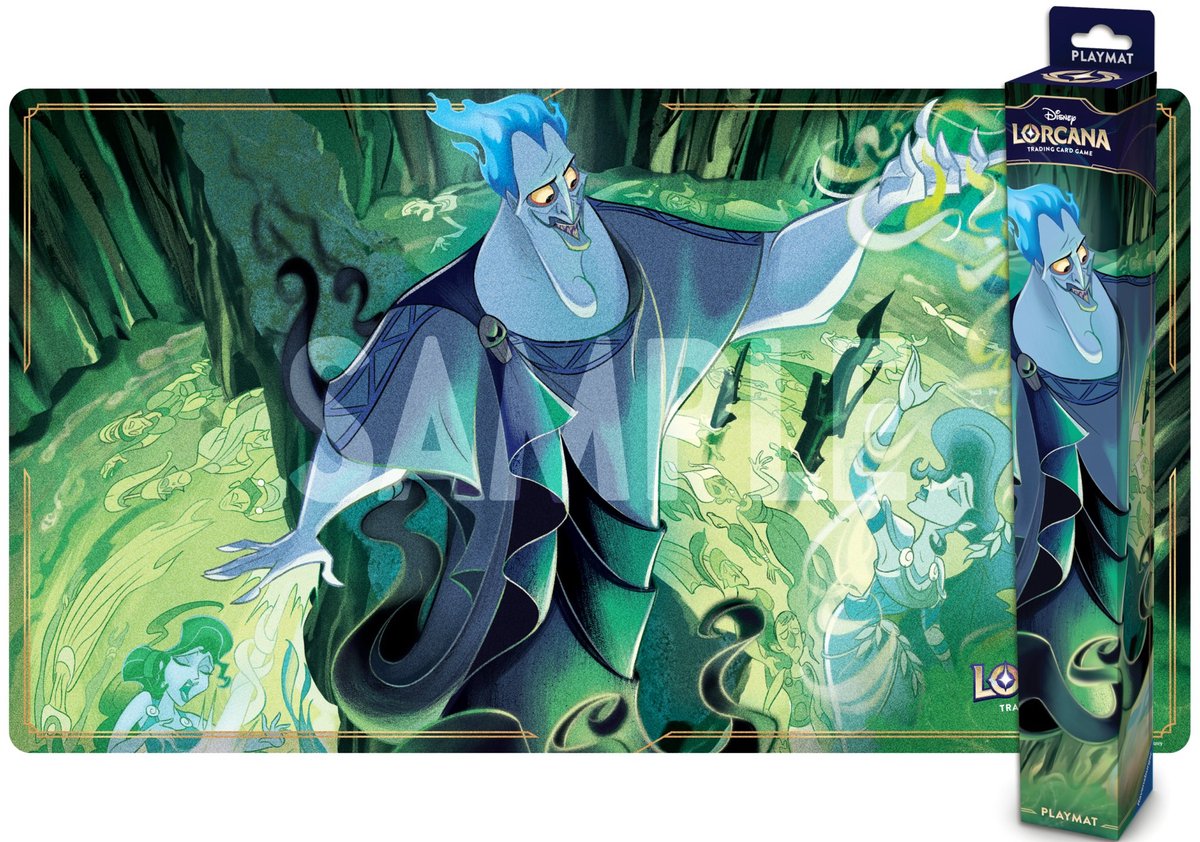 Disney lorcana ravensburger - playmat - art 2 set 8 hades - trading card games