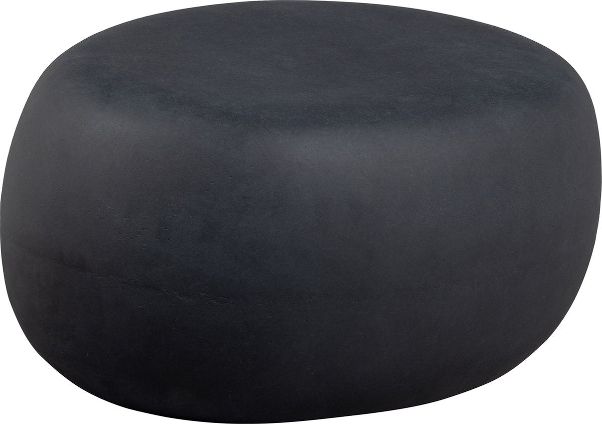 Vtwonen pebble bijzettafel - fiberclay - betonlook - antraciet - 31x65x49 cm